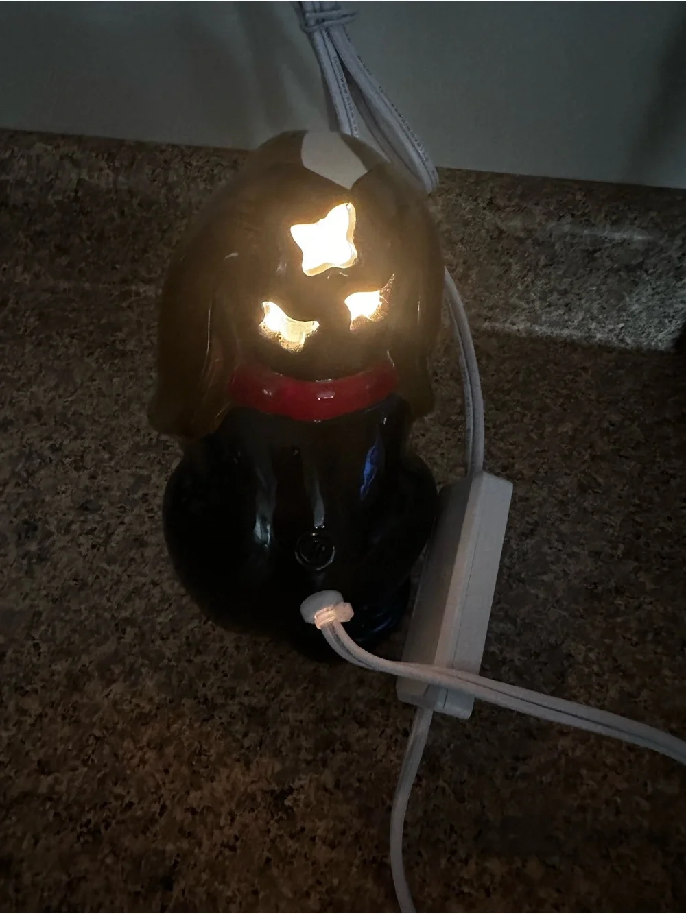 The Pioneer Woman Basset Hound Ceramic Electric Night Light Timer Tested Works